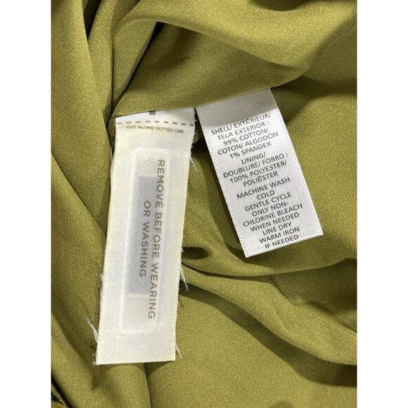 Ann Taylor LOFT Women’s Floral Pencil Skirt Size 6 Green Red Yellow Cotton Blend - Picture 5 of 6